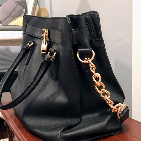 Authentic Michael Kors Hamilton Satchel Leather! - Picture 5 of 16